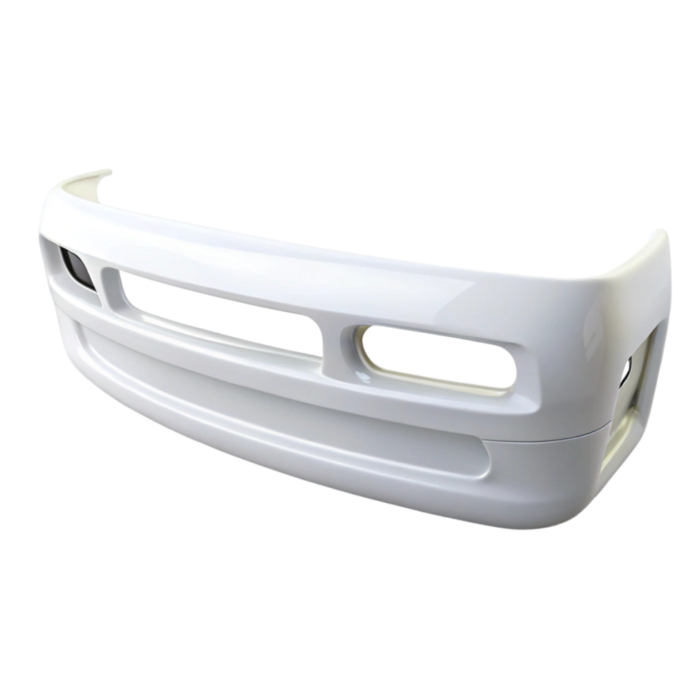 Front Car Bumper on Transparent Background Sleek Automotive Design Component for Vehicle Exterior png