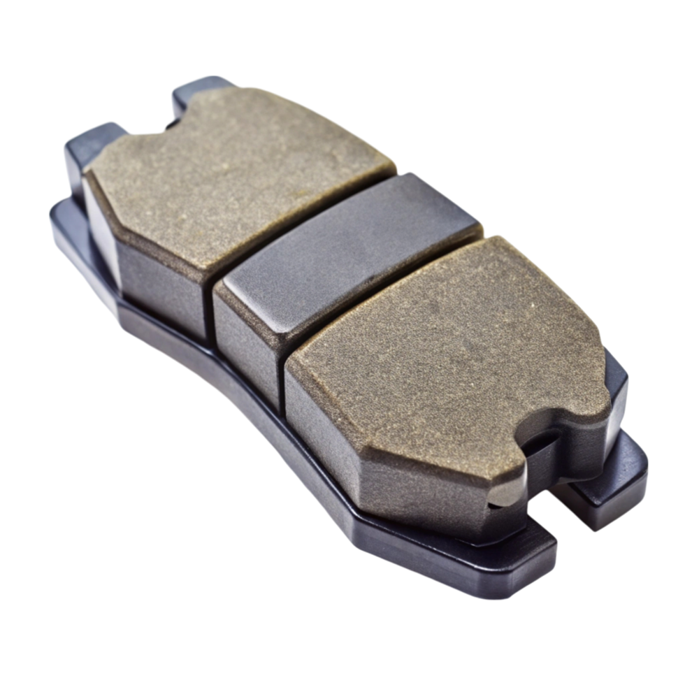 Durable automotive brake pads showcased on Transparent Background for reliable stopping power png