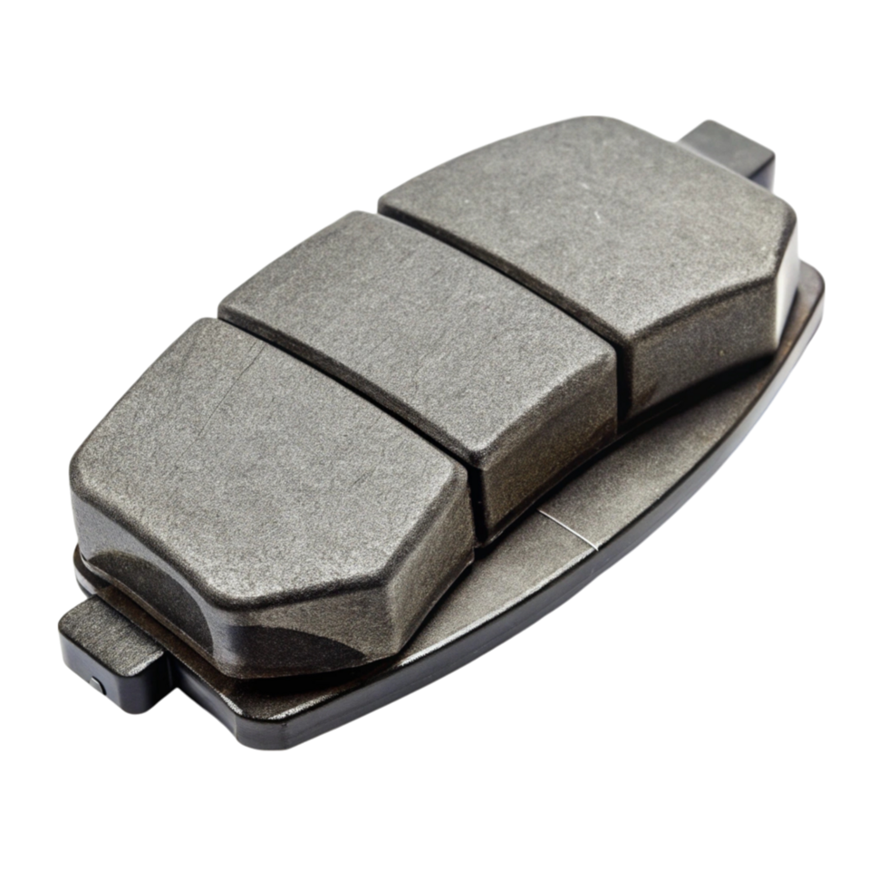 New brake pad set for cars isolated on Transparent Background, ideal for vehicle maintenance and repair png