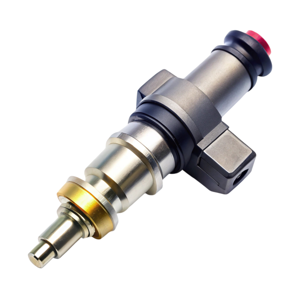 Modern fuel injector component designed for optimal fuel flow and engine reliability png