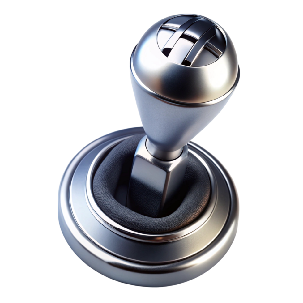 Modern automotive gear shift lever perfect for smooth driving control and manual gear changes png
