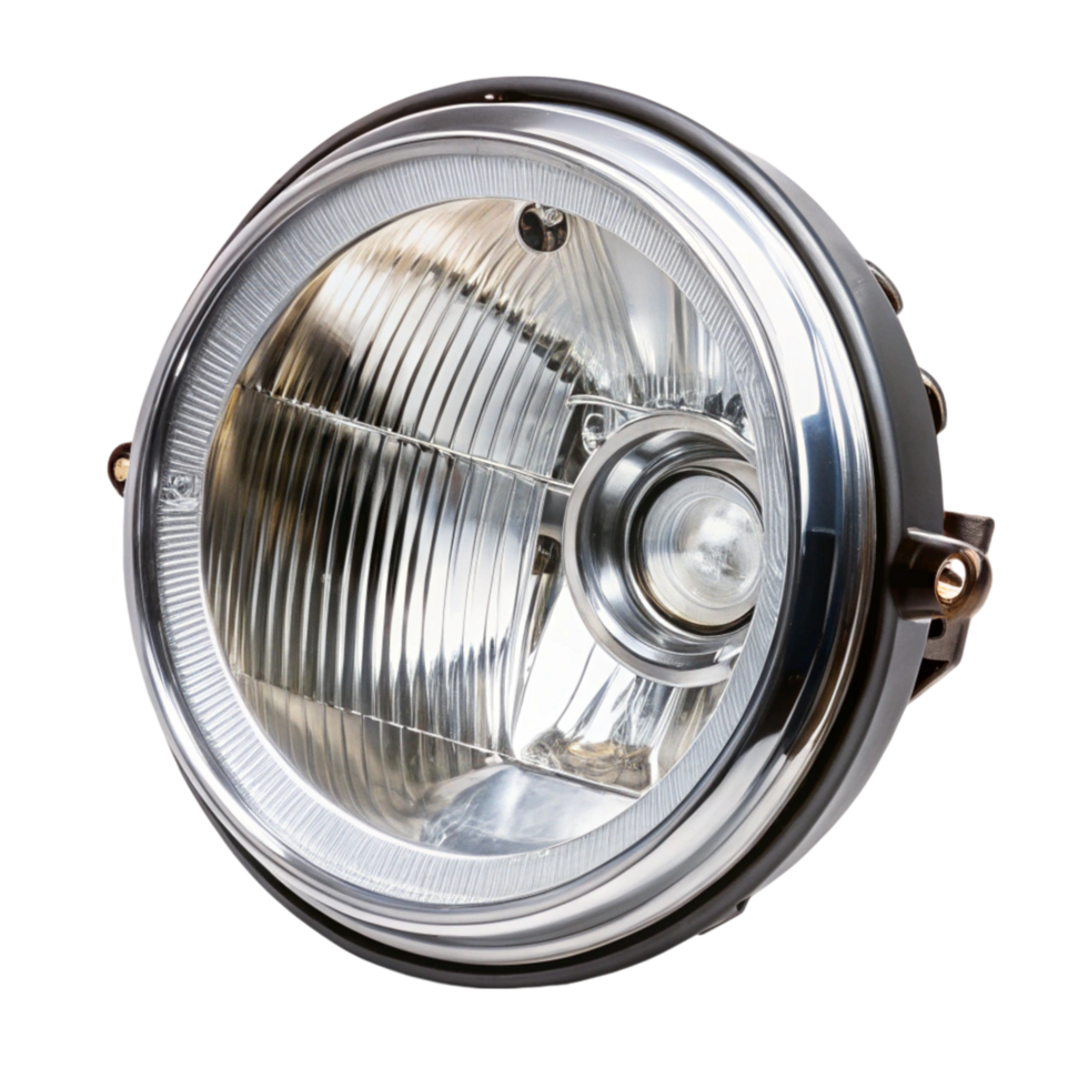 High quality round headlight component suitable for automotive repair and front light replacement png
