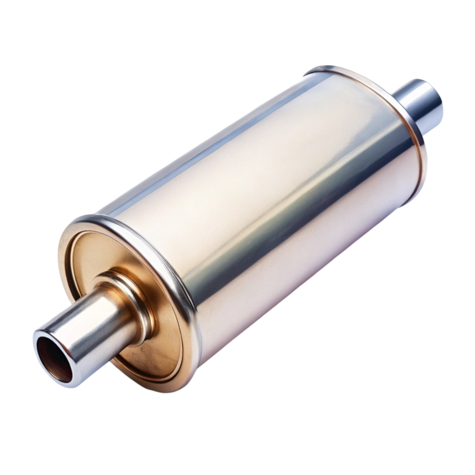 Durable car exhaust muffler perfect for noise reduction and engine performance enhancement png