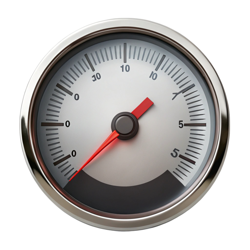 analog car speedometer isolated designed for accurate speed measurement and control png
