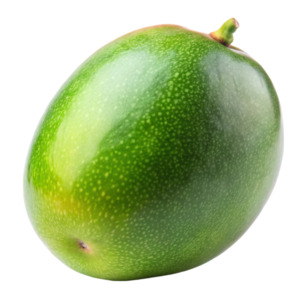 Green mango isolated on a Transparent Background, healthy exotic fruit, perfect for snacks and refreshing meals png