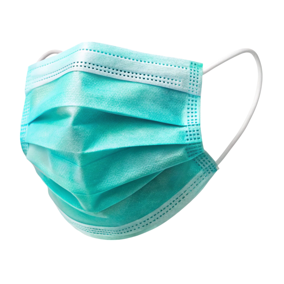 Medical face mask designed for safety, hygiene, and protection against airborne particles and viruses png