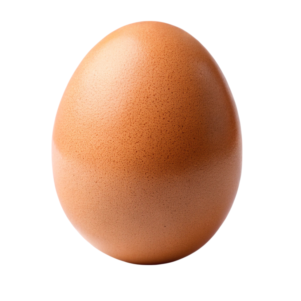 Isolated brown egg, ideal for food, nutrition, and wholesome meal themes, showcasing simplicity and natural quality. png
