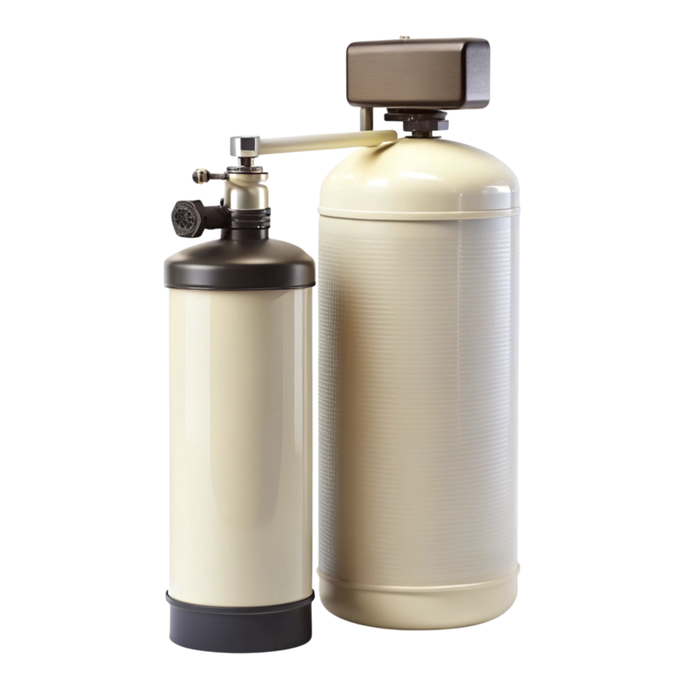 water softener filtration system on a Transparent Background for residential and industrial use png