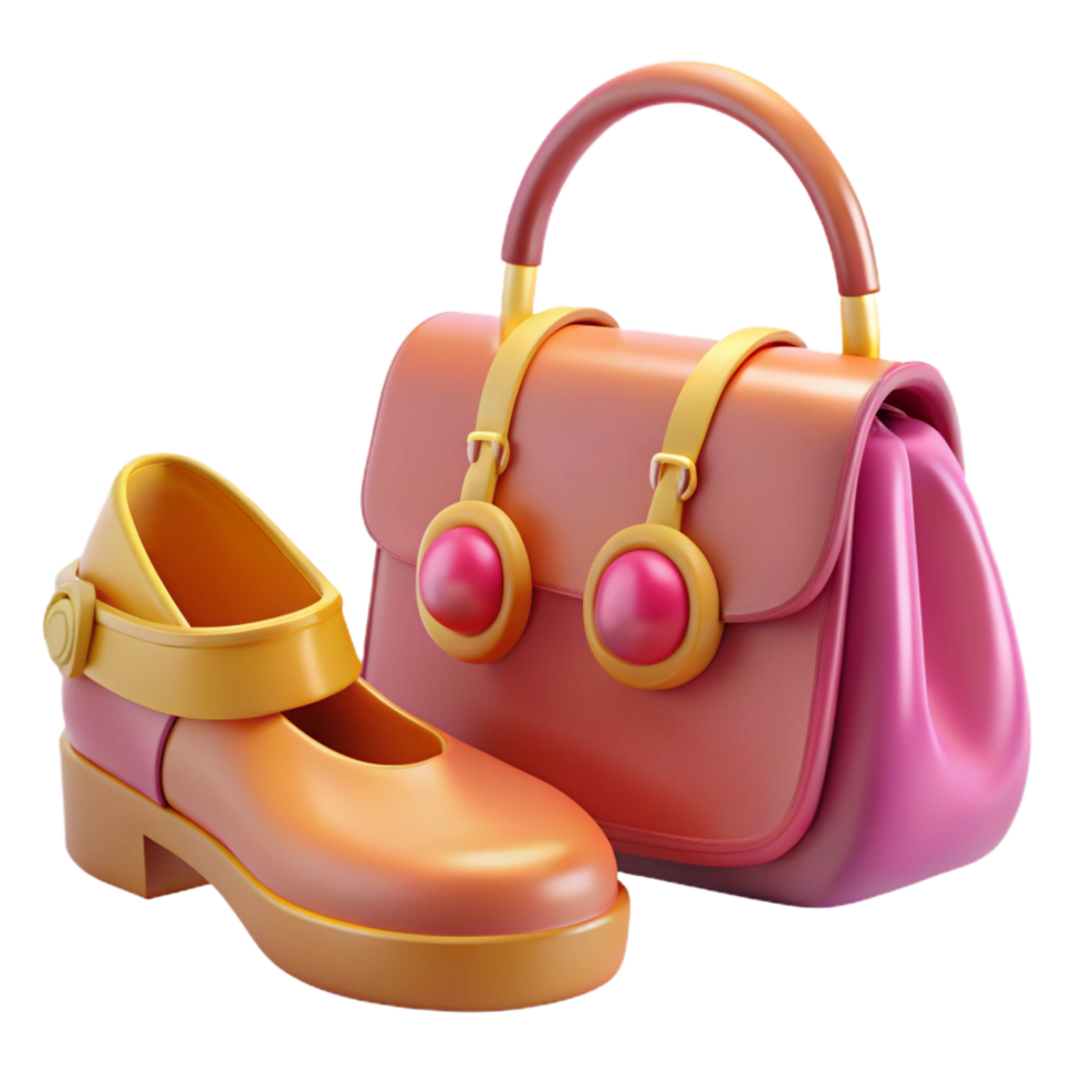 dynamic impressive Unique AI Image Prompts for Fashion Accessories Isolateon Transparent Backgrounsharp png