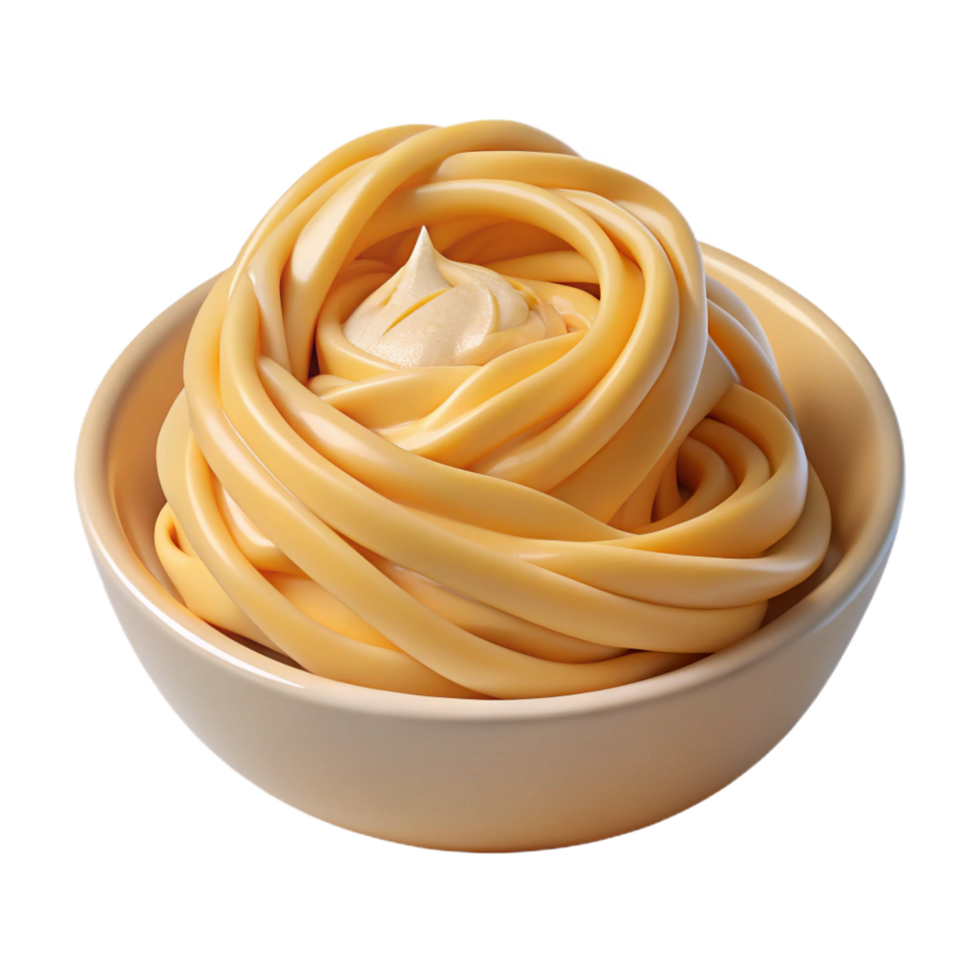 magnificent standout Perfectly cookefettuccine pasta, coatein creamy Alfredo sauce, studio lighting, detaileillustration, isolateon transparent background,high-resolution product photography png