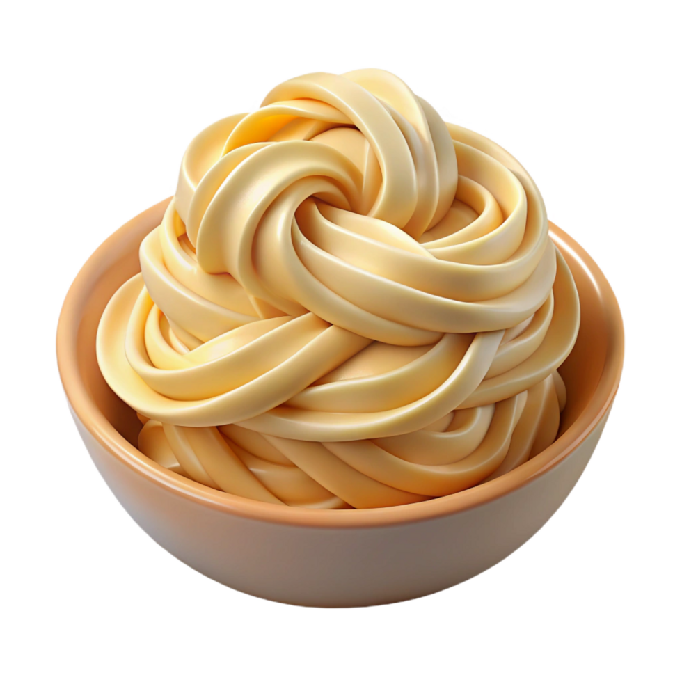 remarkable art deco Perfectly cookefettuccine pasta, coatein creamy Alfredo sauce, studio lighting, detaileillustration, isolateon transparent background,high-resolution product photography refined png