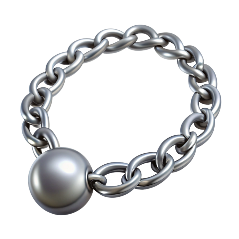 dramatic standout Silver bracelet with a charm, delicate chain design, oxidizefinish, soft lighting, with transparent background,high-resolution product photography png