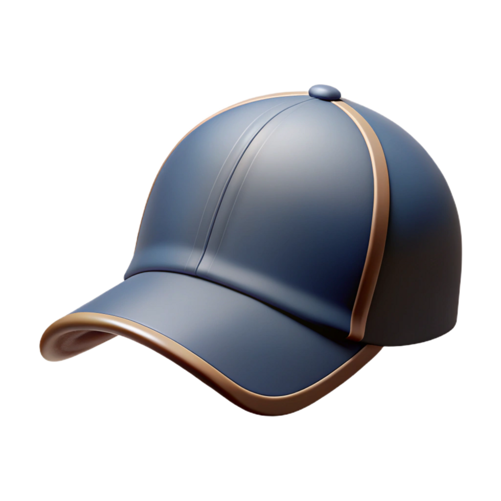 dramatic wonderful Baseball cap with embroiderelogo, curvebrim, cotton twill fabric, dramatic lighting, front view, isolateon transparent background,high-resolution product photography flawless png
