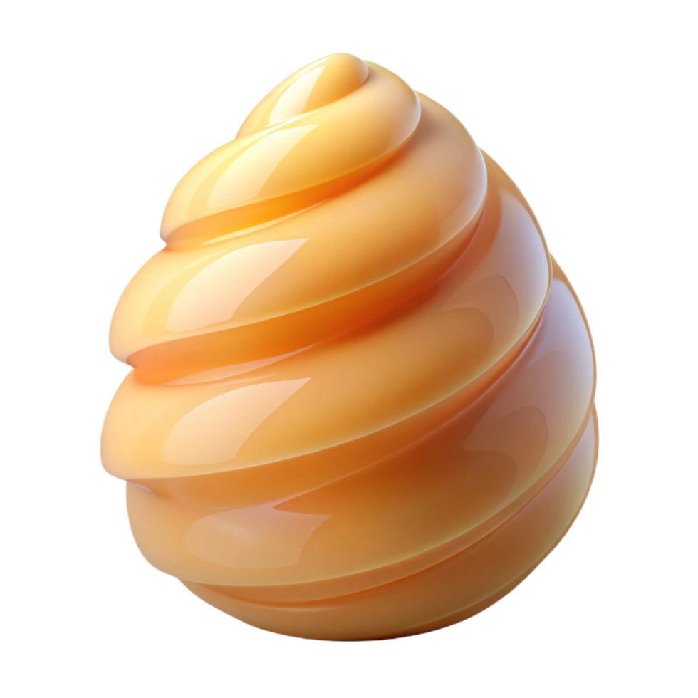 dreamy dazzling Shark egg case, spiral shape, translucent, studio lighting, front view, isolateon transparent background,high-resolution product photography ultra HD png