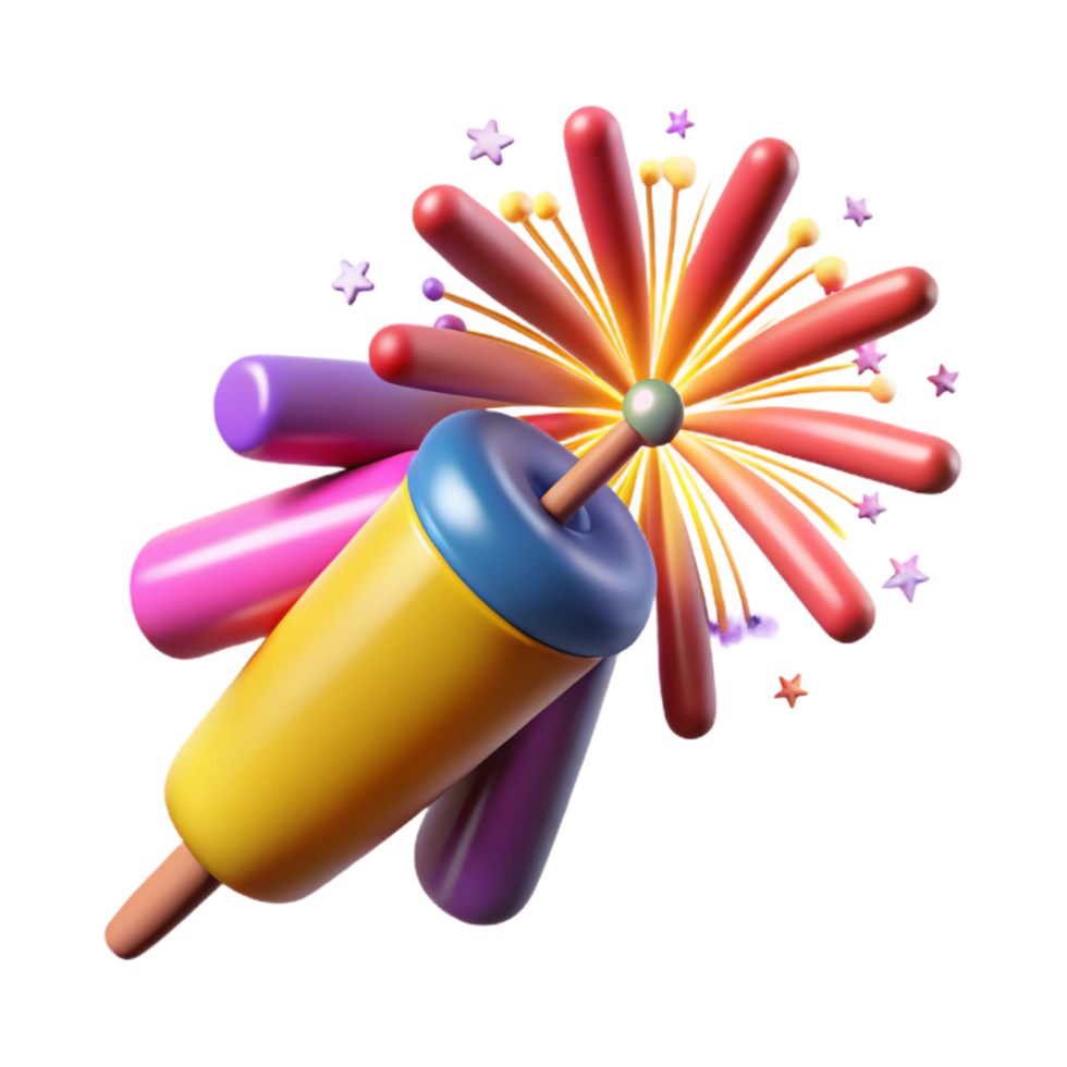 glorious memorable Grounspinner firework rotating, colorful sparks, top-down view, isolateon transparent background,high-resolution product photography png