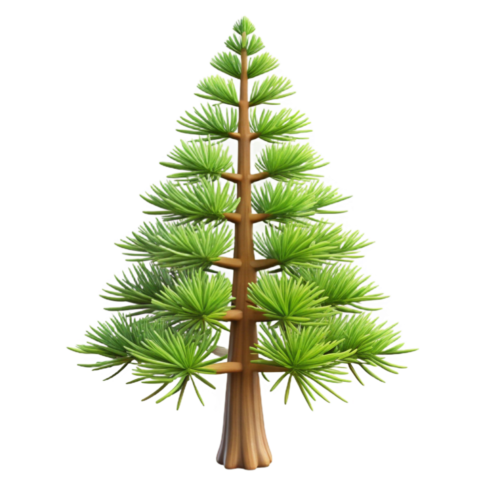 passionate serene Jack pine tree with short needles, thin trunk, weatherebark, studio lighting, isolateon transparent background,high-resolution product photography premium png