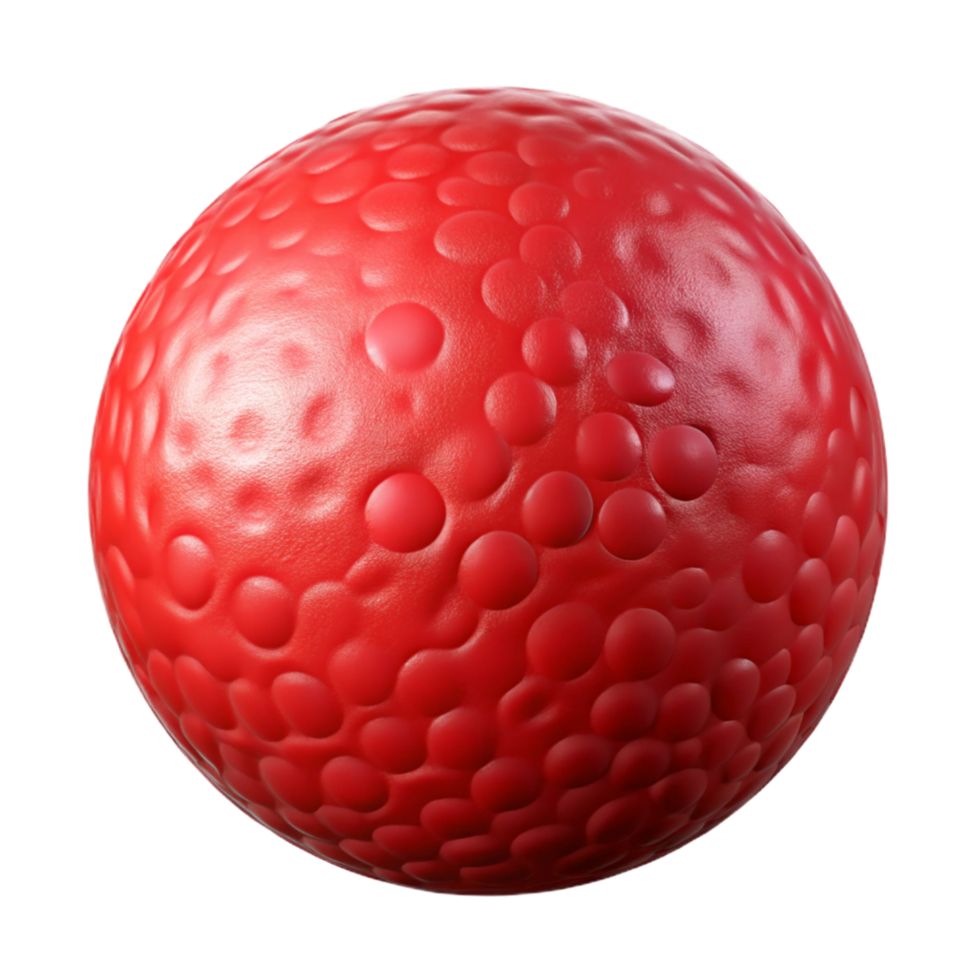 exquisite art deco Rerubber ball with texturesurface, slight scuffs from use, glossy finish, studio lighting, icon style, isolateon transparent background,high-resolution product photography crisp png