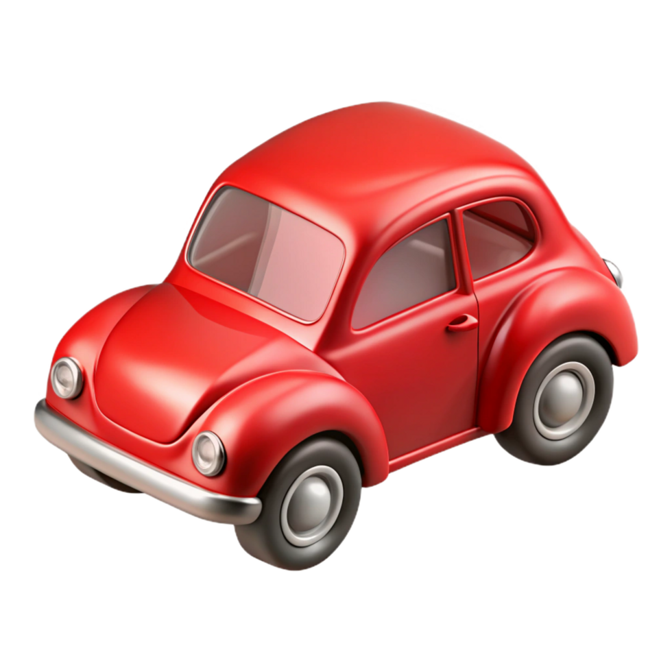 elegant sought-after Metal toy car, bright repaint, chrome details, studio lighting, side view, icon style, isolateon transparent background,high-resolution product photography png