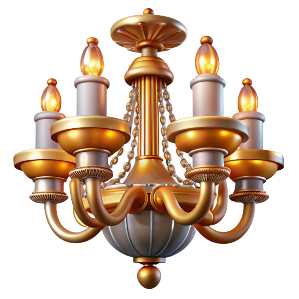 fascinating celebrateChandelier, crystal, ornate design, illuminated, dramatic lighting, bottom view, detaileillustration, isolateon transparent background,high-resolution product photography png