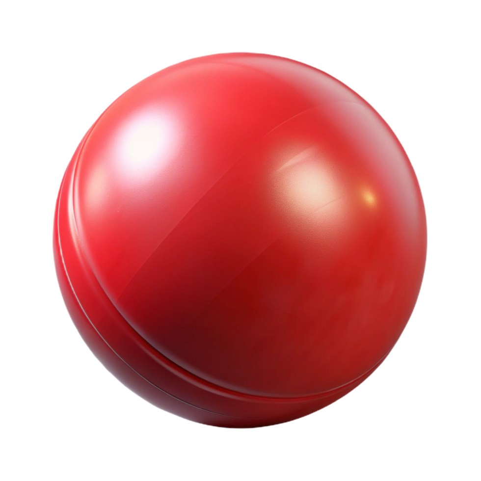 stunning calm contemporary Rerubber bouncy ball, slightly worn texture, glossy finish, studio lighting, isolateon transparent background,high-resolution product photography gallery standard png