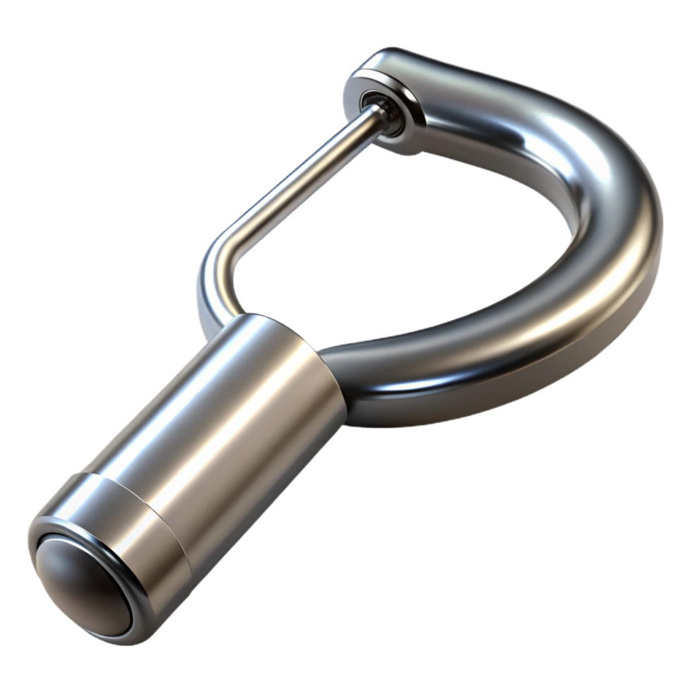 exceptional classic Surgical retractor, stainless steel, curvedesign, studio lighting, side view, isolateon transparent background,high-resolution product photography refined png