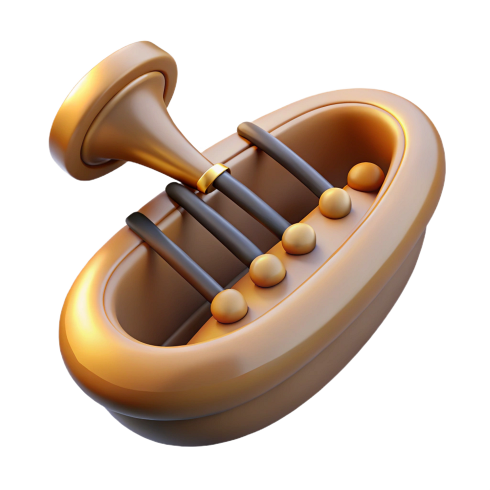 dramatic standout Unique Image Prompts for Musical Instruments Isolateon Transparent Background png