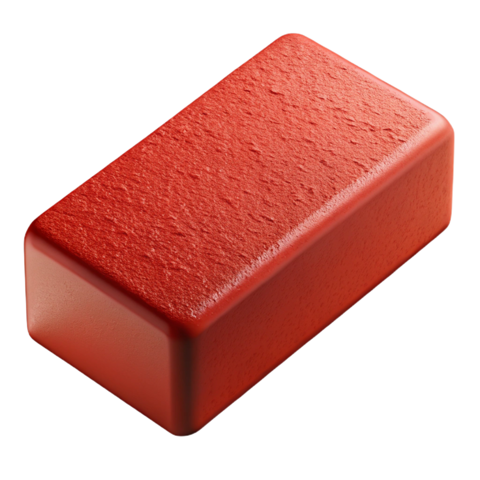 enchanting melancholic abstract Brick, reclay, rough texture, studio lighting, render, isolateon transparent background,high-resolution product photography elite png