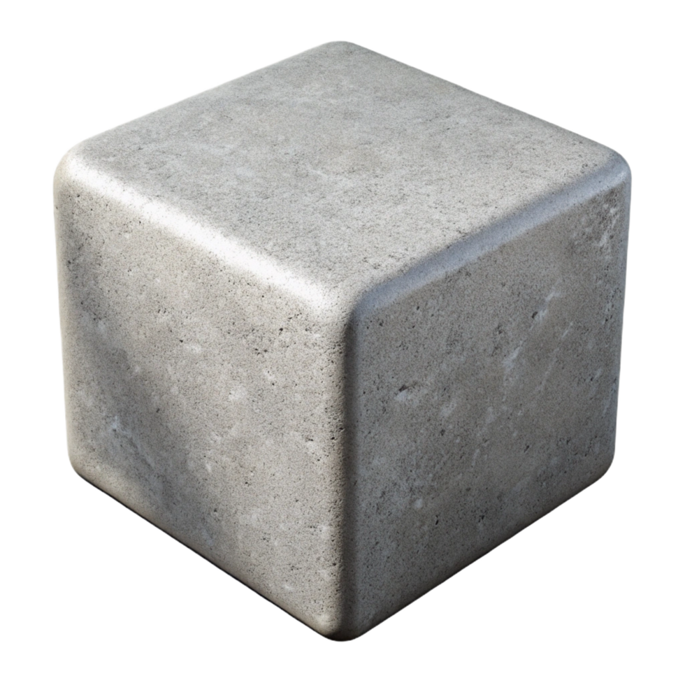 wonderful joyful victorian Concrete block, grey, texturesurface, studio lighting, top-down view, render, isolateon transparent background,high-resolution product photography genuine png