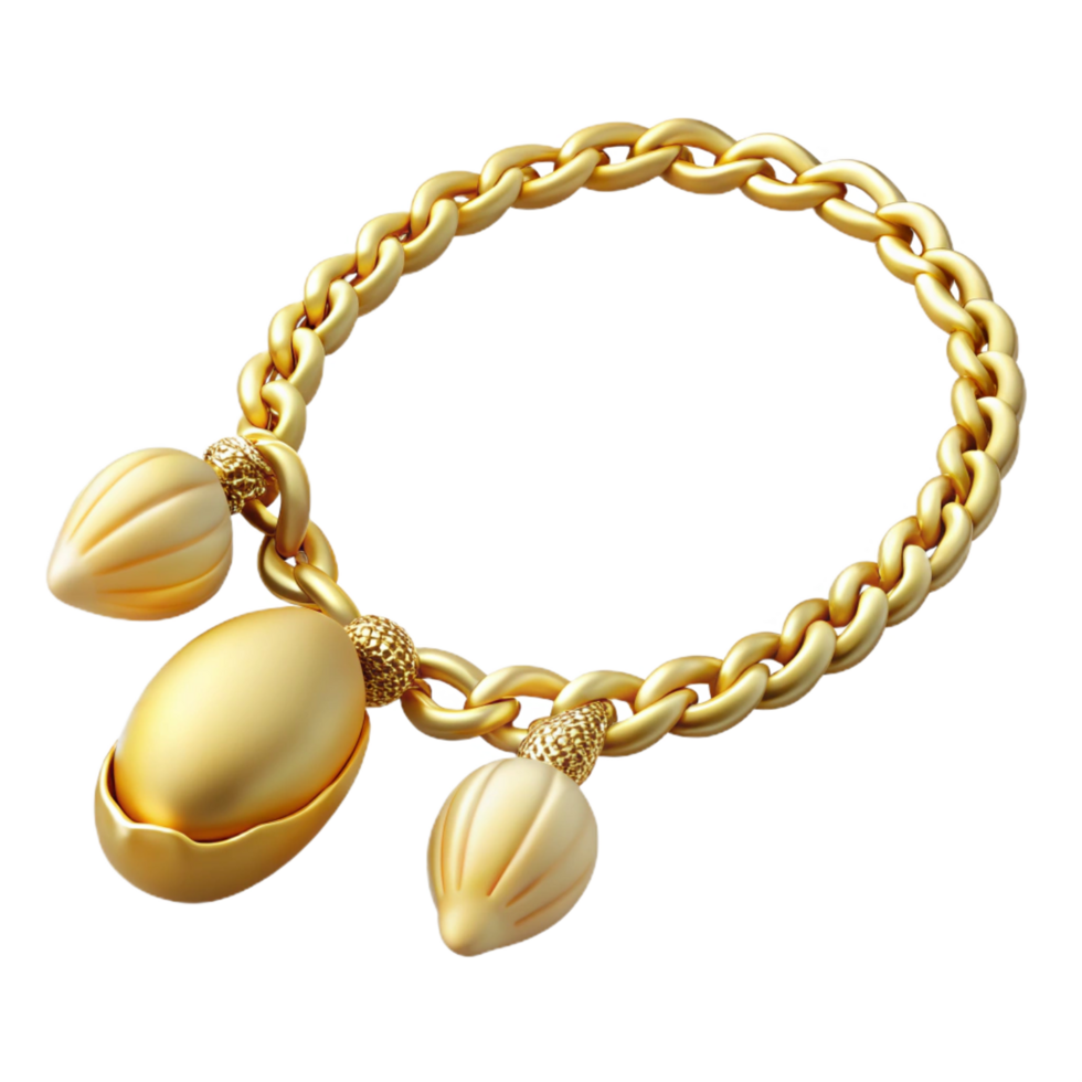 mesmerizing sought-after Golanklet with small shell charms, delicate chain, summery vibe, soft lighting, side view, icon style, isolateon transparent background,high-resolution product photography png