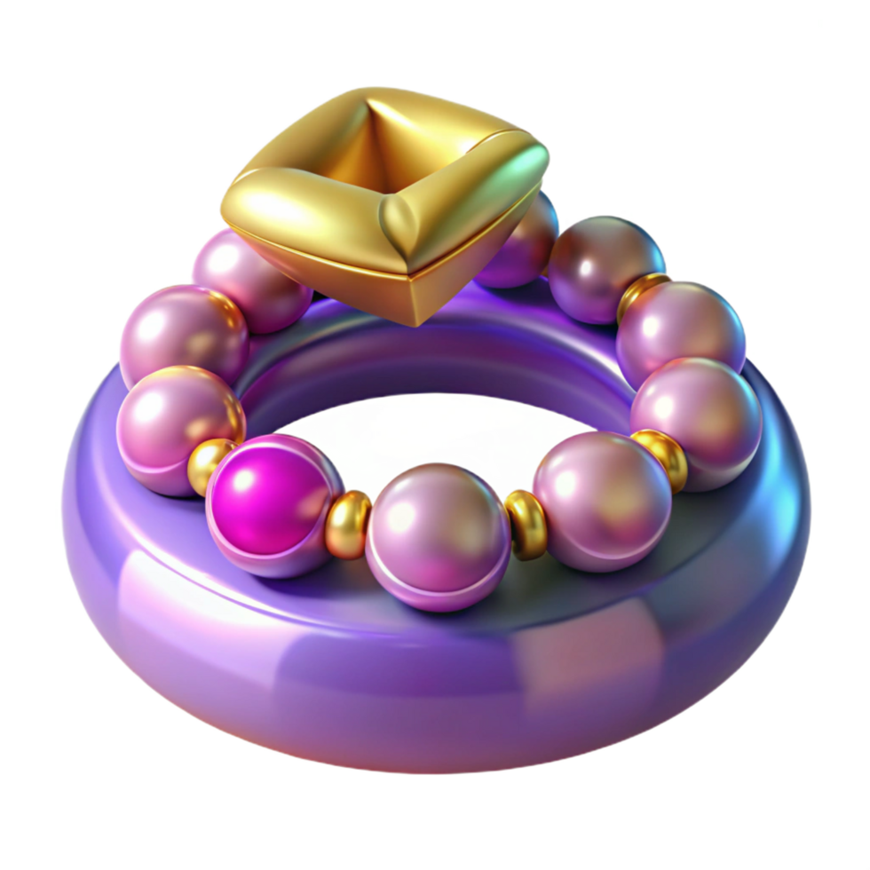 pristine celebrate Jewelry Prompts for AI Image Generation Transparent Background png