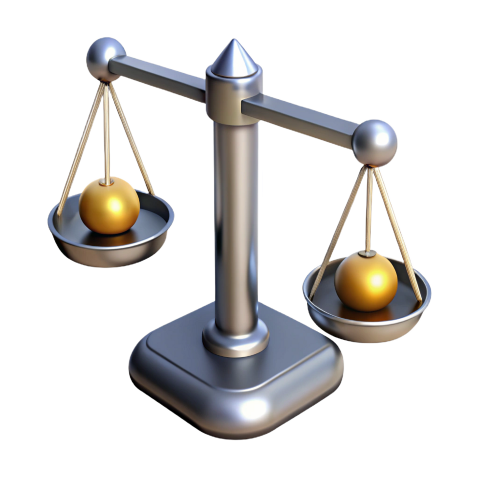 romantic hypnotic Triple beam balance with sliding weights ancalibratebeam, metallic finish, dramatic lighting, isolateon transparent background,high-resolution product photography refined png