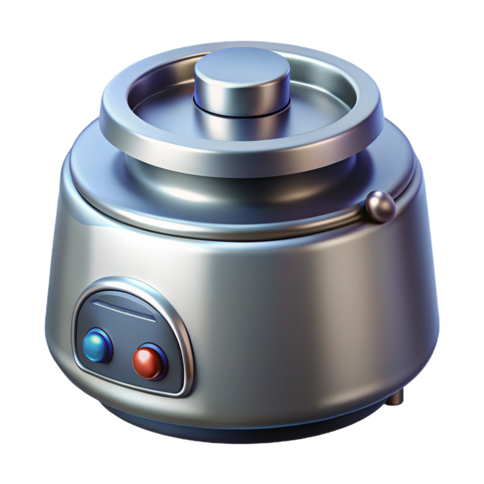 breathtaking creative Centrifuge with closeliandigital timer, metallic finish, soft lighting, isolateon transparent background,high-resolution product photography refined png
