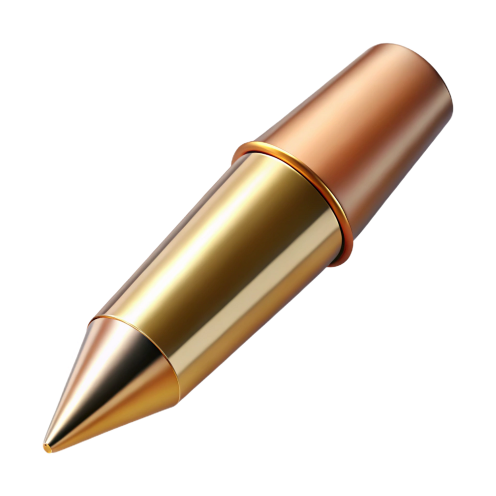 pristine baroque A tube of metallic goleyeliner, pointetip, soft lighting, studio photography, isolateon transparent background,high-resolution product photography flawless png