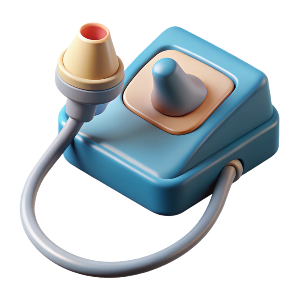 glorious standout Ultrasounprobe with gel coating, connecteto an ultrasounmachine, realistic, studio lighting, isolateon transparent background,high-resolution product photography png