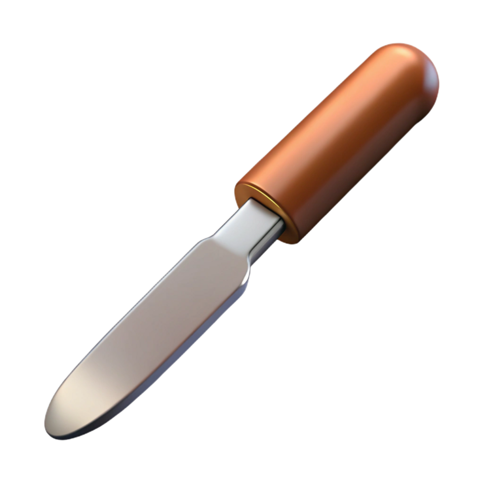 gorgeous abstract Scalpel with stainless steel blade, texturehandle, dramatic lighting, side view, render, isolateon transparent background,high-resolution product photography refined png