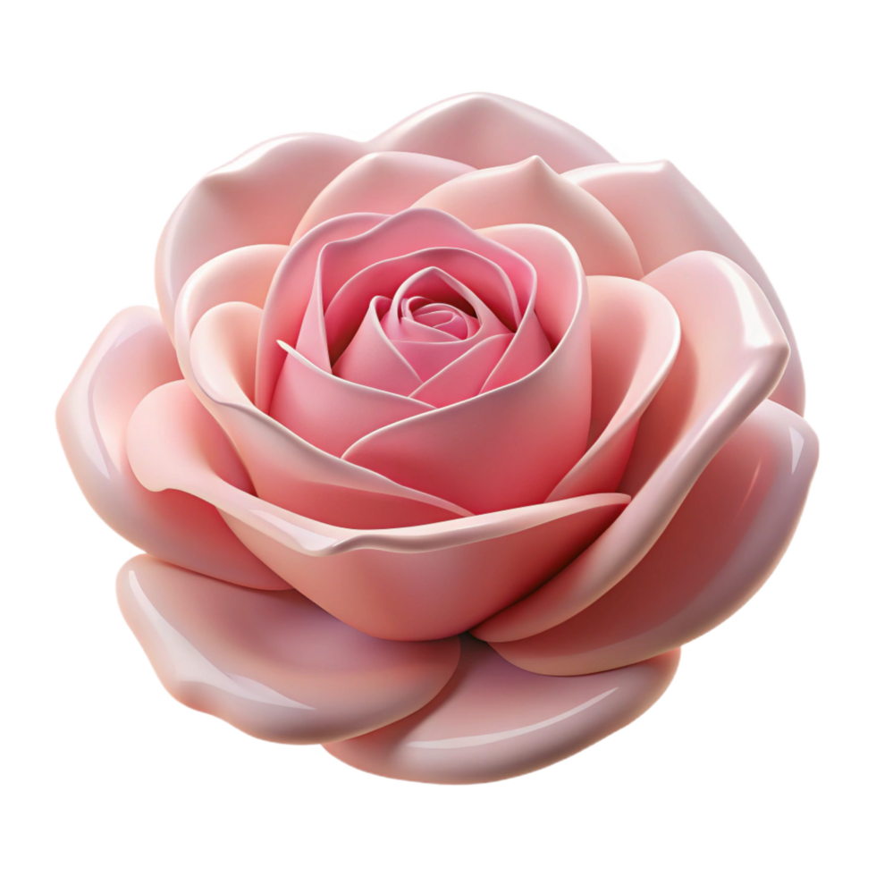 unforgettable bohemian A delicate, watercolor-style logo of a blooming pink rose, soft lighting, front view, isolateon transparent background,high-resolution product photography studio quality png