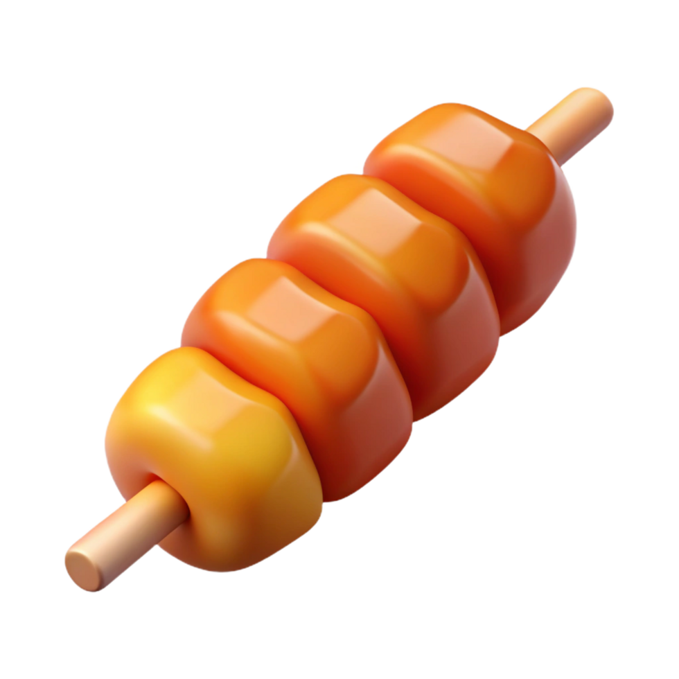 standout abstract Chicken shish kebab, marinatechunks, vibrant colors, soft lighting, isolateon transparent background,high-resolution product photography exclusive png