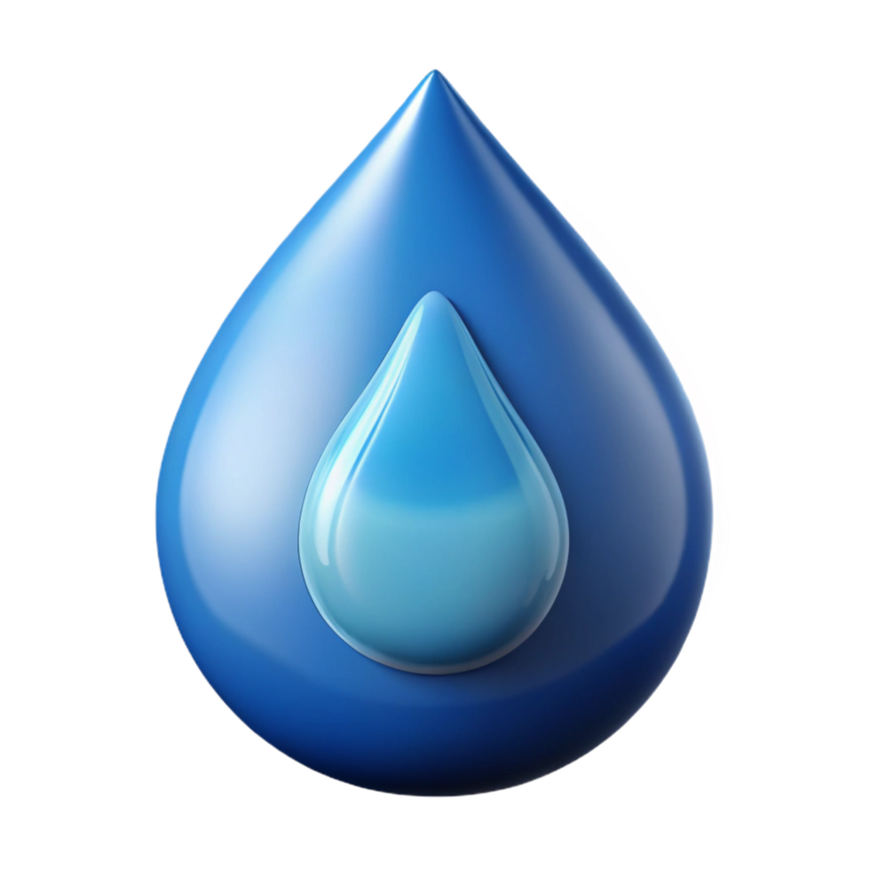 hypnotic distinctive Water droplet logo with embeddelogo inside, transparent anrefractive, studio lighting, front view, isolateon transparent background,high-resolution product photography png