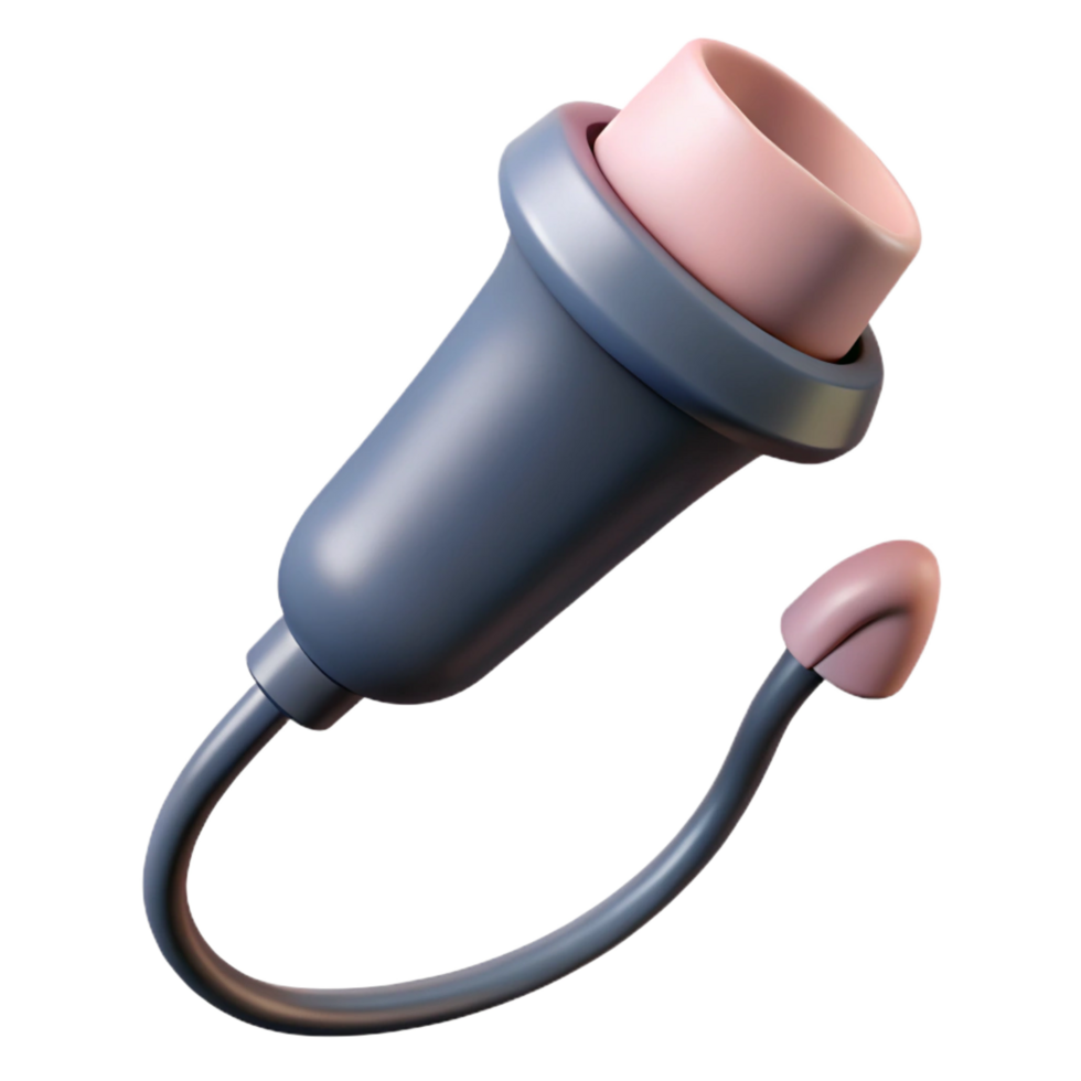 notable contemporary Ultrasounprobe with ergonomic handle, smooth plastic surface, studio lighting, side view, isolateon transparent background,high-resolution product photography museum quality png