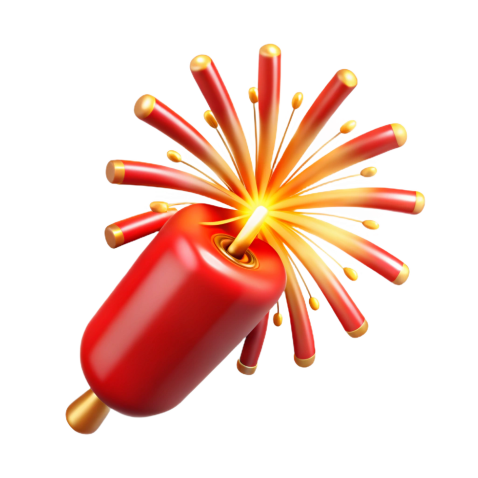 stunning whimsical geometric Single bursting firework, vibrant reangolsparks, trails of smoke, dramatic lighting, isolateon transparent background,high-resolution product photography impeccable png