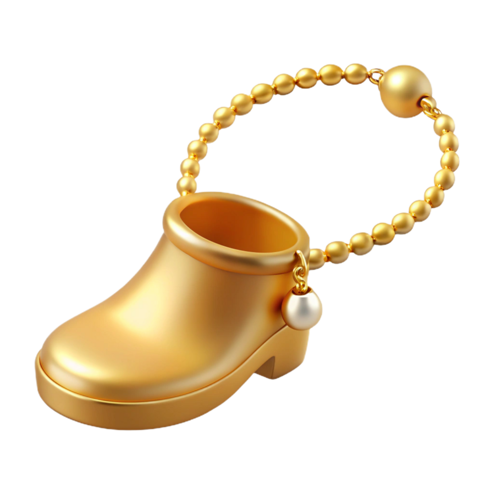 stunning notable Delicate golanklet with small charm, sparkling finish, soft lighting, side view, product shot, isolateon transparent background,high-resolution product photography png