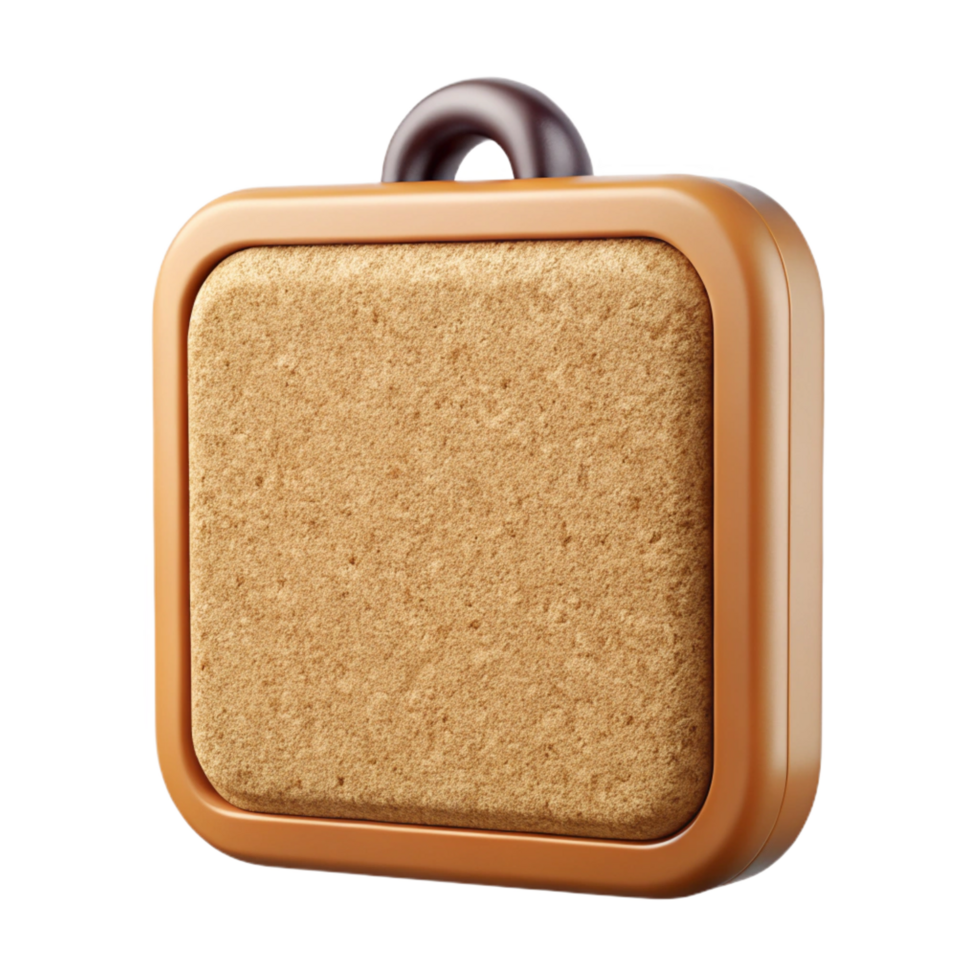 majestic unparalleleCorkboard, natural cork, wooden frame, front view, soft lighting, isolateon transparent background,high-resolution product photography png
