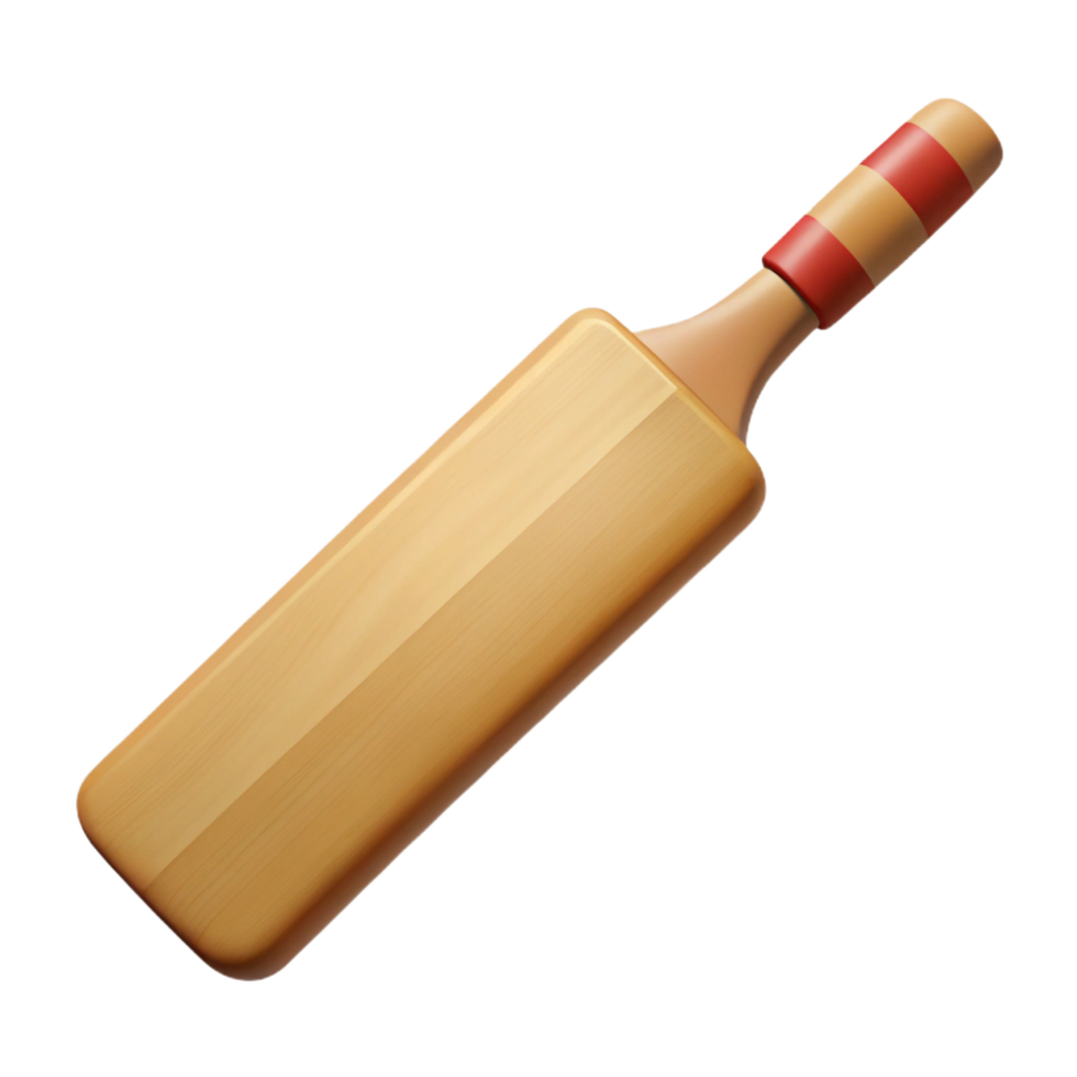 spectacular urban Wooden cricket bat with visible grain angrip tape, matte finish, soft lighting, isolateon transparent background,high-resolution product photography high quality png