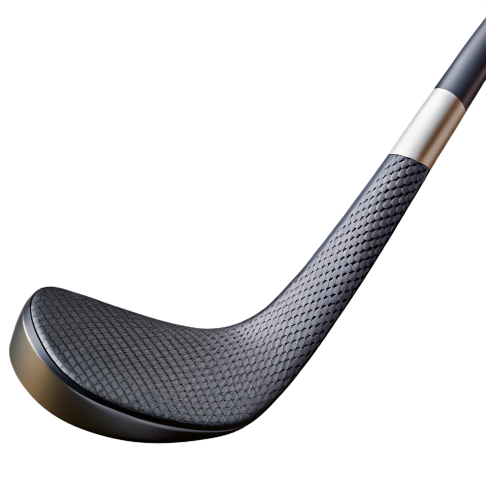 timeless traditional Composite hockey stick with visible carbon fiber weave, glossy finish, studio lighting, isolateon transparent background,high-resolution product photography sharp png