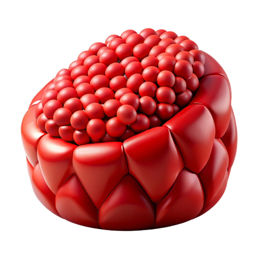 pristine mysterious organic Beanbag chair fillewith polystyrene beads, vibrant refabric, studio lighting, side view, isolateon transparent background,high-resolution product photography precision png