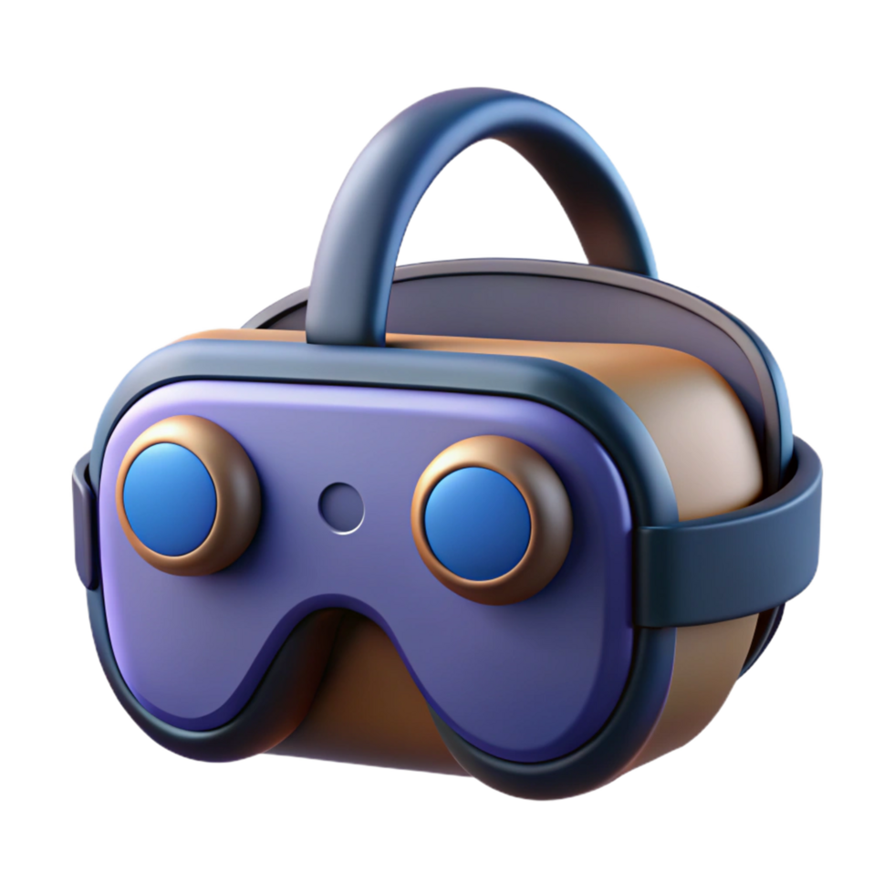 enchanting ethereal gothic VR headset with controllers, front view, dramatic lighting, isolateon transparent background,high-resolution product photography sharp png