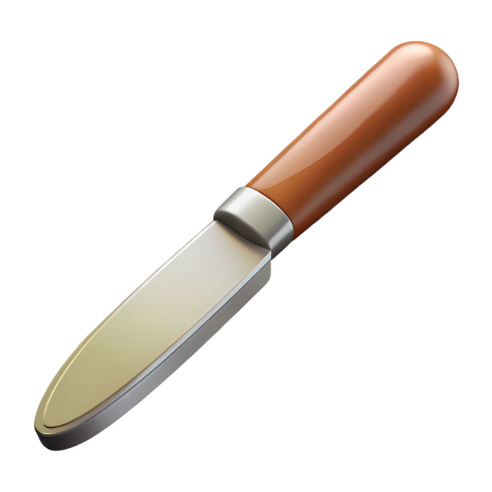 stunning distinguisheScalpel with stainless steel blade, texturehandle, sharp tip, dramatic lighting, side view, photorealistic, isolateon transparent background,high-resolution product photography png