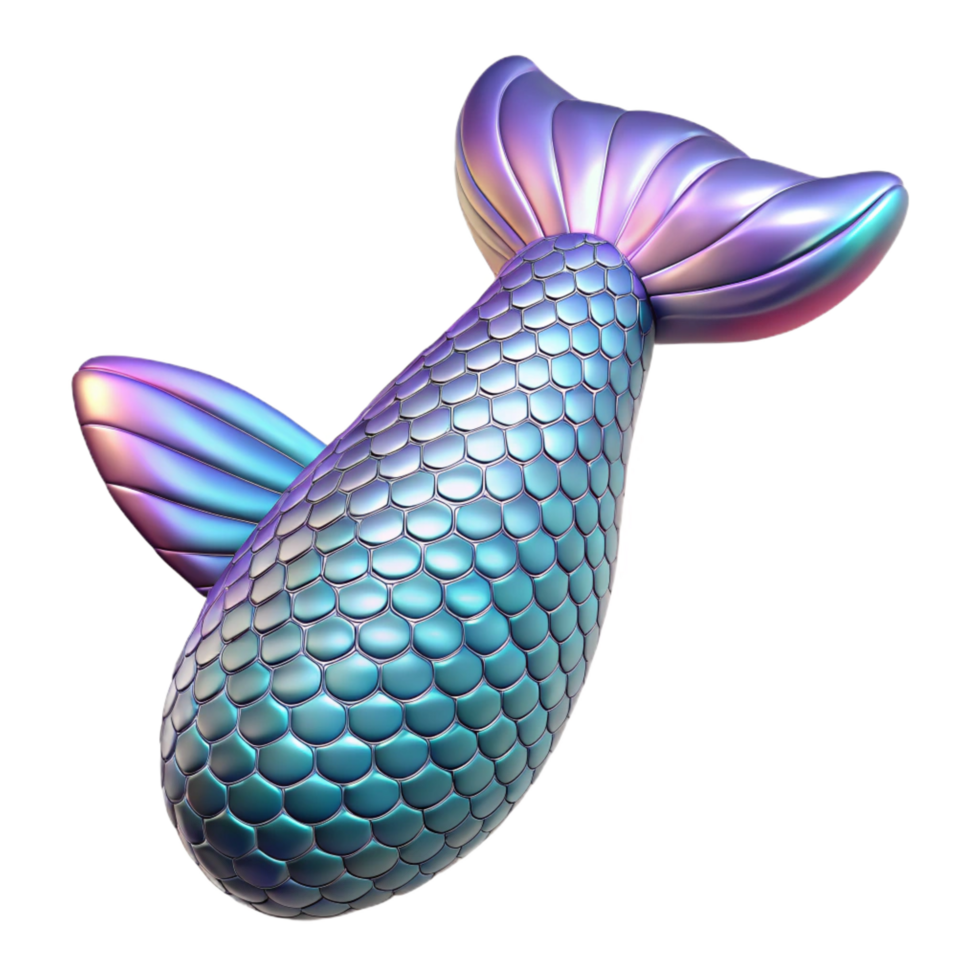 notable coastal A single, preservemermaiscale, iridescent anshimmering, studio lighting, front view, isolateon transparent background,high-resolution product photography exclusive png