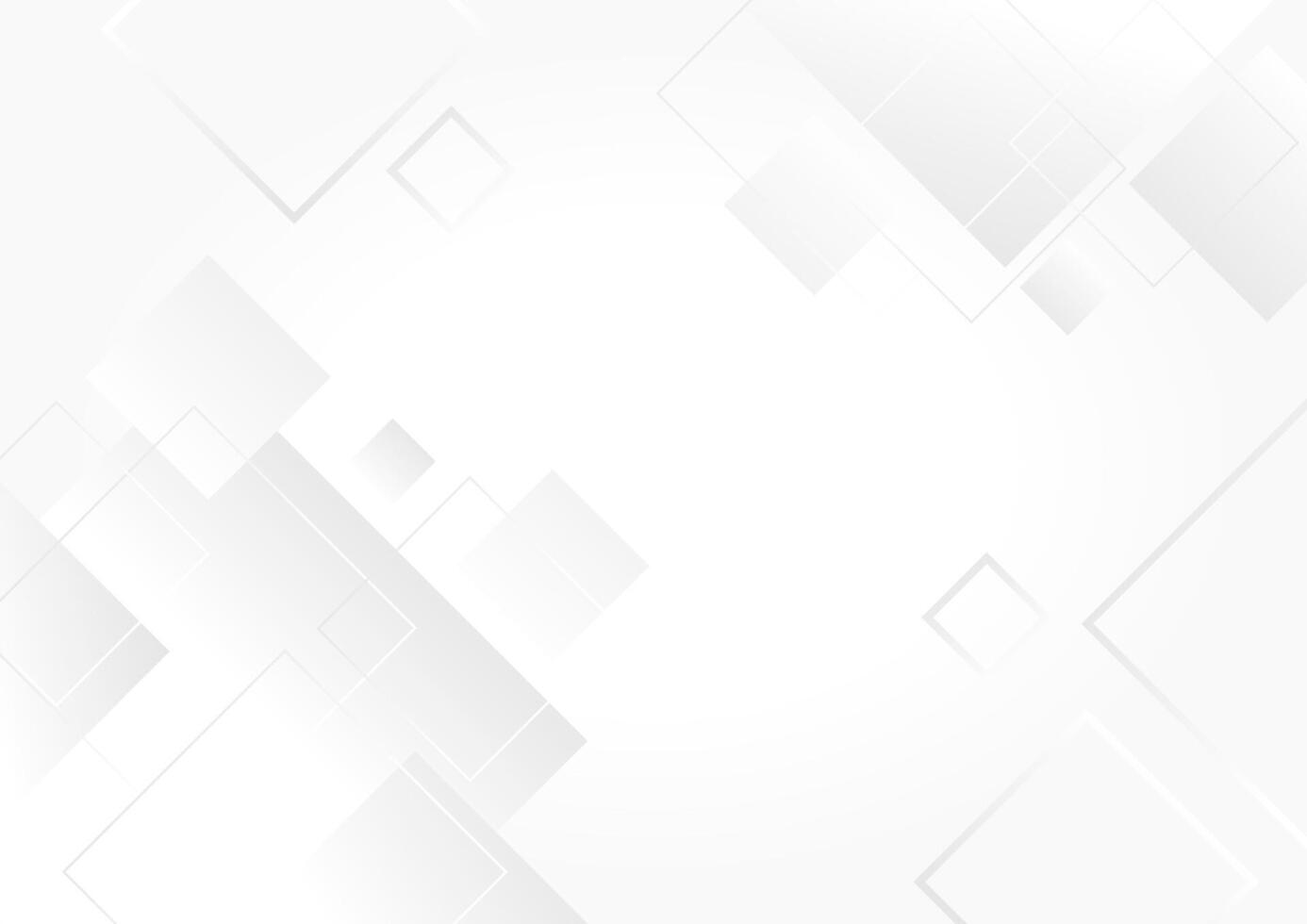 abstract white background with squares and lines vector