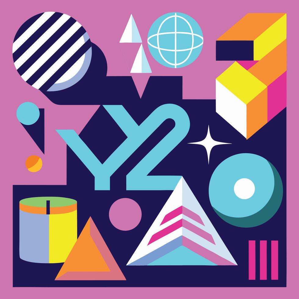 Geometric Star Pattern with Colorful Triangle Shapes vector